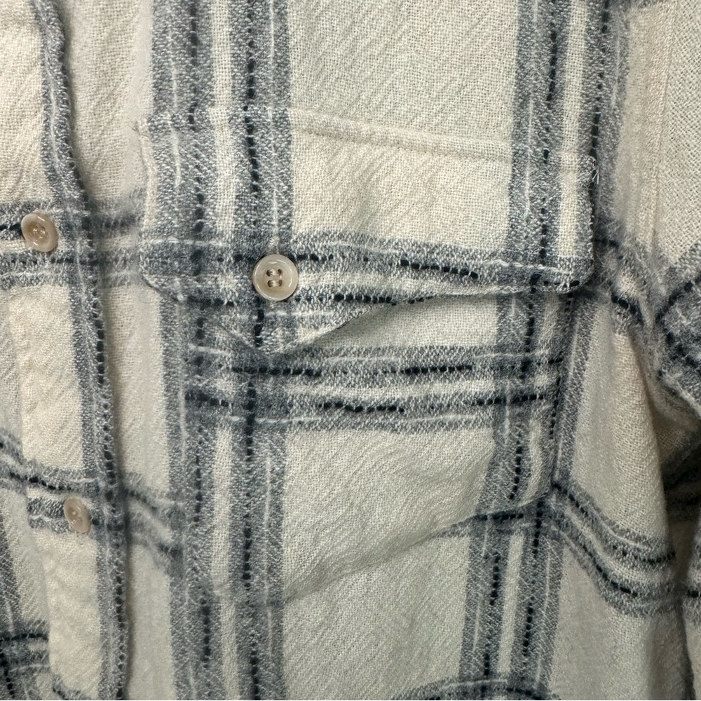 Rare LEVI'S Vintage Clothing Longhorn Shirt 100% Wool Made In Italy Plaid Small - Picture 11 of 16